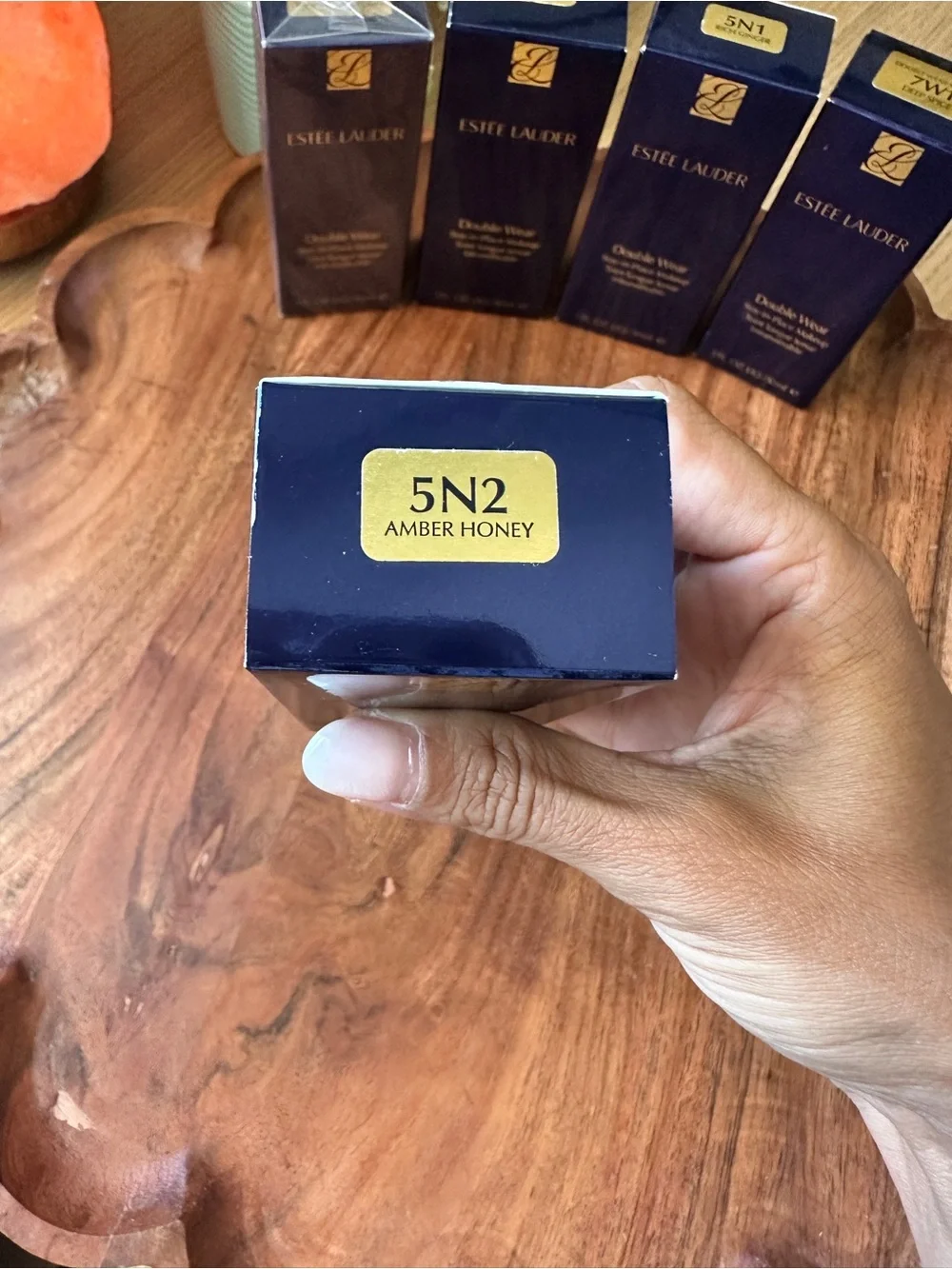 5N2 NEW Estee Lauder Double Wear Stay-in-Place Makeup - Amber Honey